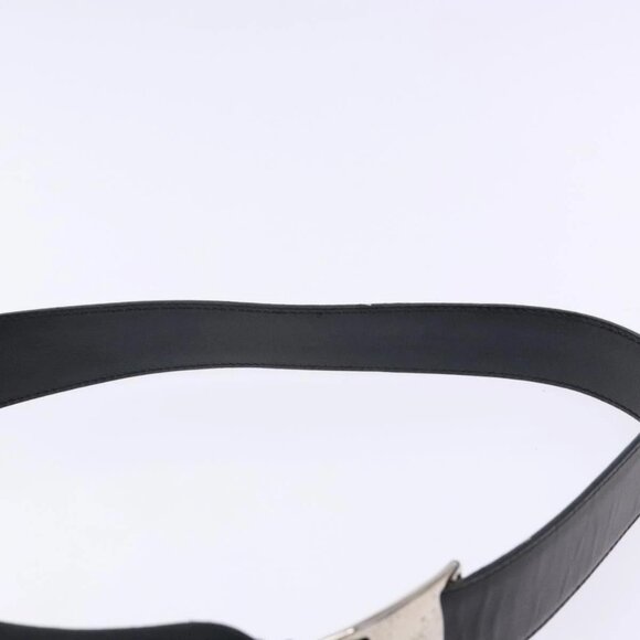 Salvatore Ferragamo Vala Shoulder Bag Canvas Black Silver Auth - Picture 12 of 16